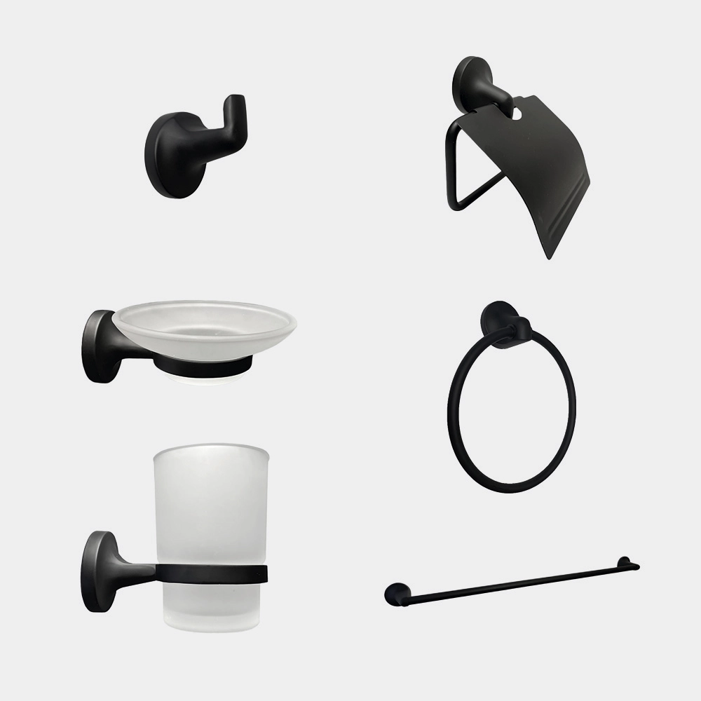 Kubel Set Bano ACQUA 6 negro Set completo 2.webp