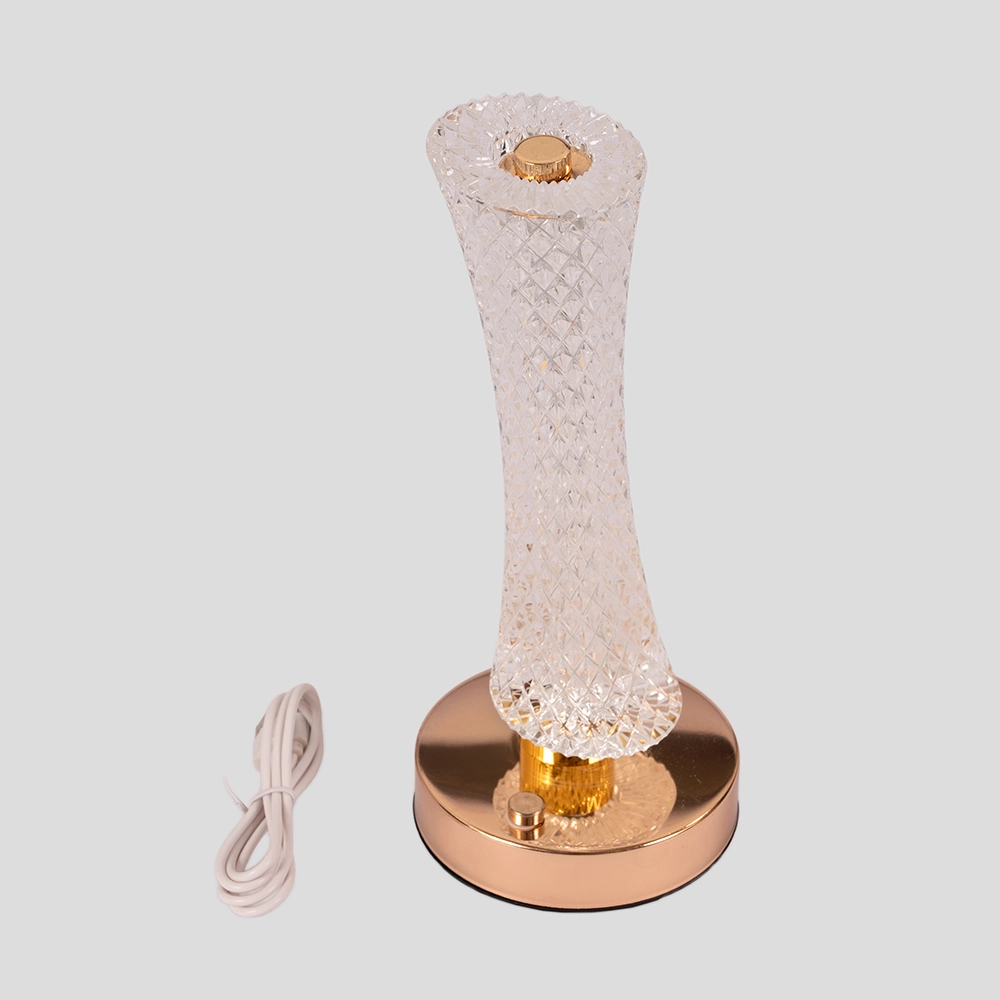 Tase Lampara led cristal torre gold 0420001 4 Gris.webp