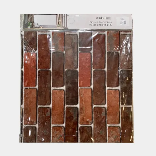 Harteflooring panelesautoadhesivospe 60x60 ladrillooscuro pack gris.webp