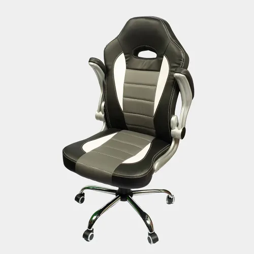 Virke Gamer Ofi009 Escorzo izquierdo apoyabrazos levantados.webp