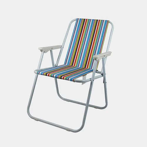 Virke silla strip irisado plegable acero 5582 gris.webp