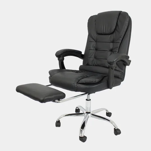 Virke Sillon Royal Modelo2 Negro con apoyapies 6444 Gris.webp