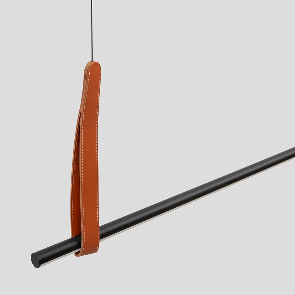 Lumie lampara 24w mod Brescia150 Negroconcuero 0032 Gris