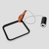 Lumie Lampara Catania NegroConCuero 0020 Gris