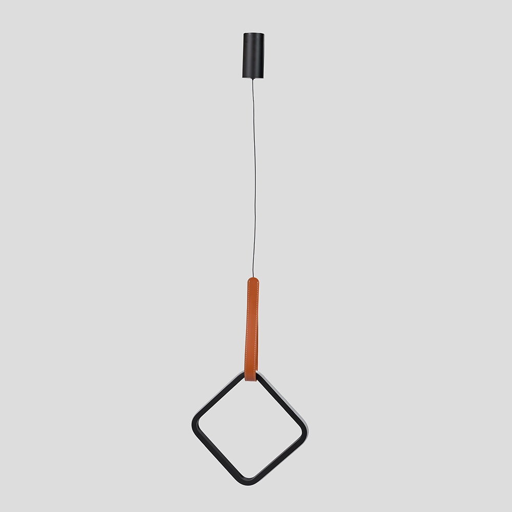 Lumie Lampara Catania NegroConCuero 0022 Gris