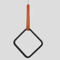 Lumie Lampara Catania NegroConCuero 0026 Gris