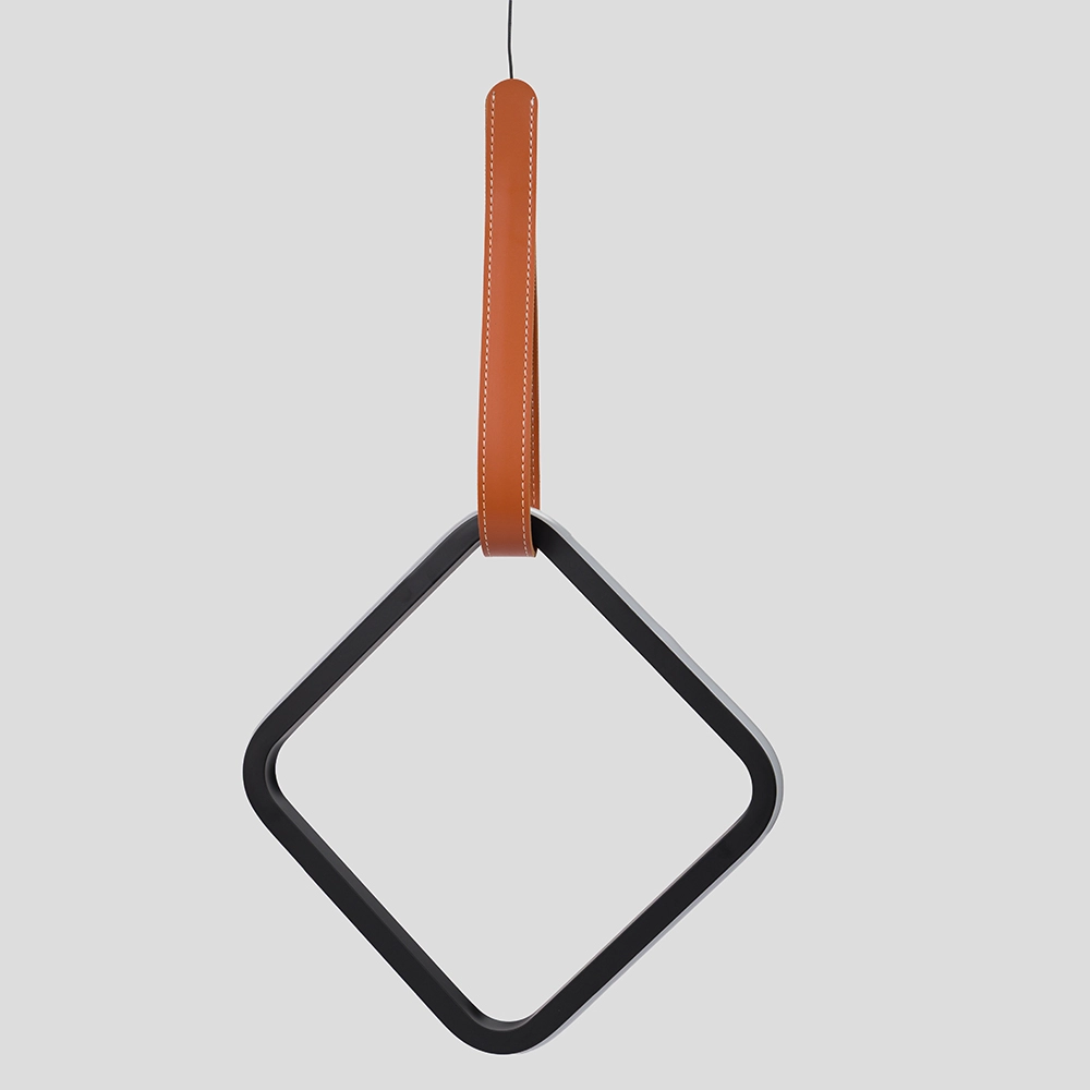 Lumie Lampara Catania NegroConCuero 0026 Gris