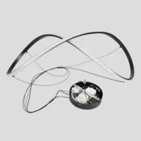 Lumie Lampara Infinito Negro 0115 Gris