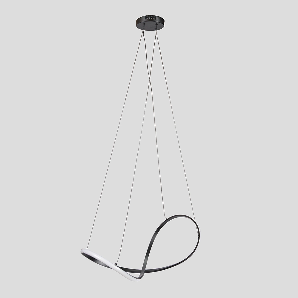 Lumie Lampara Infinito Negro 0117 Gris