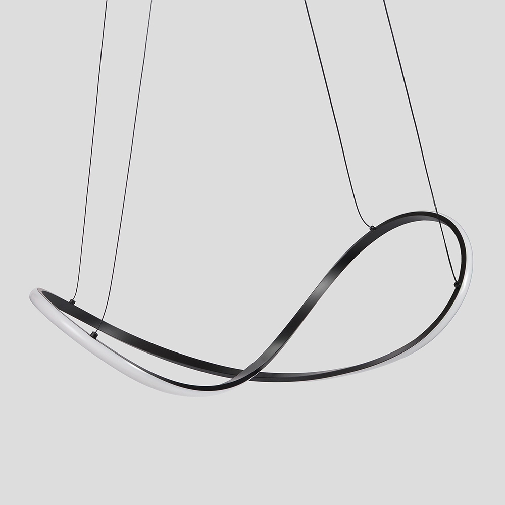 Lumie Lampara Infinito Negro 0118 Gris