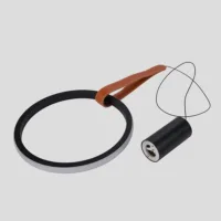 Lumie_Lampara-Lipari-NegroConCuero_0121_Gris Lumie Lampara Lipari NegroConCuero 0121 Gris