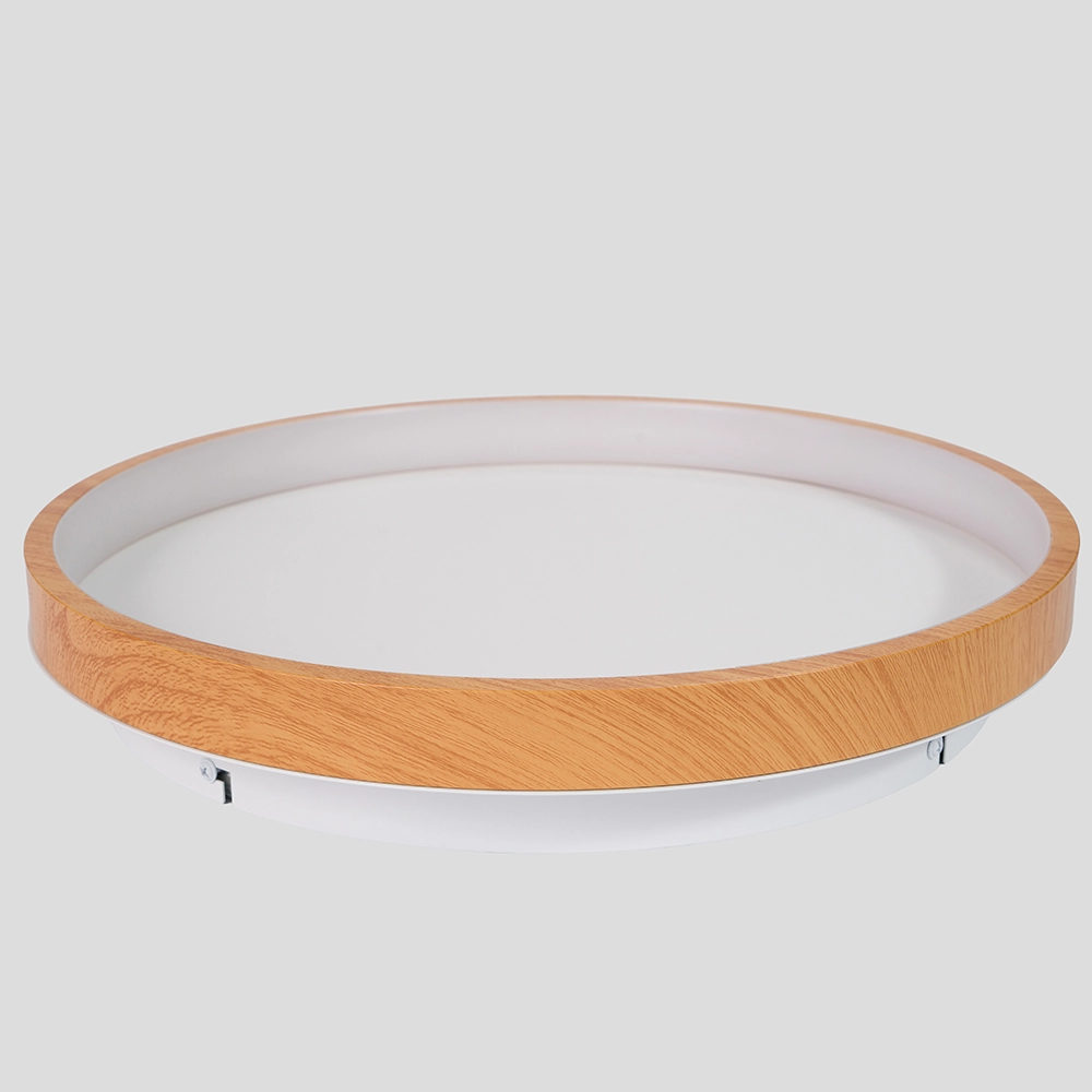 Lumie Lampara Reims38cm BlancoConMadera 0009 Gris