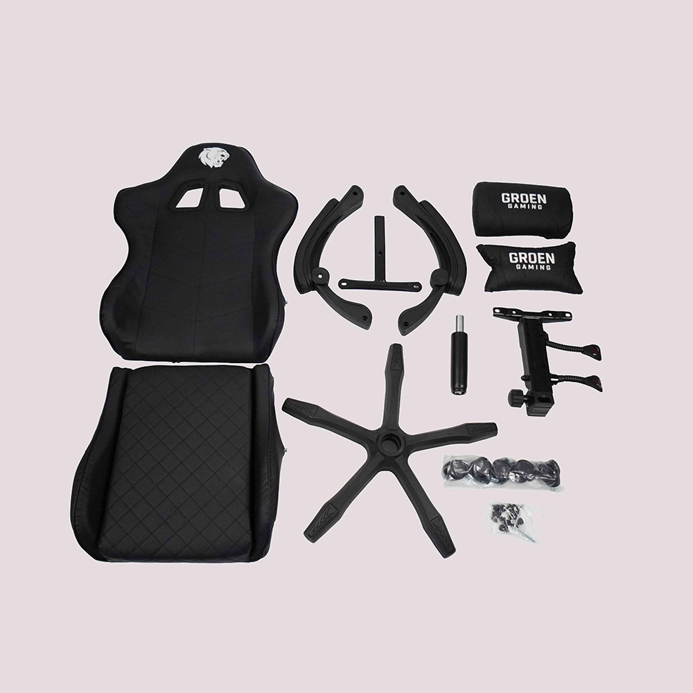 Virke SillaGamerAres Negro DSC00010 gris