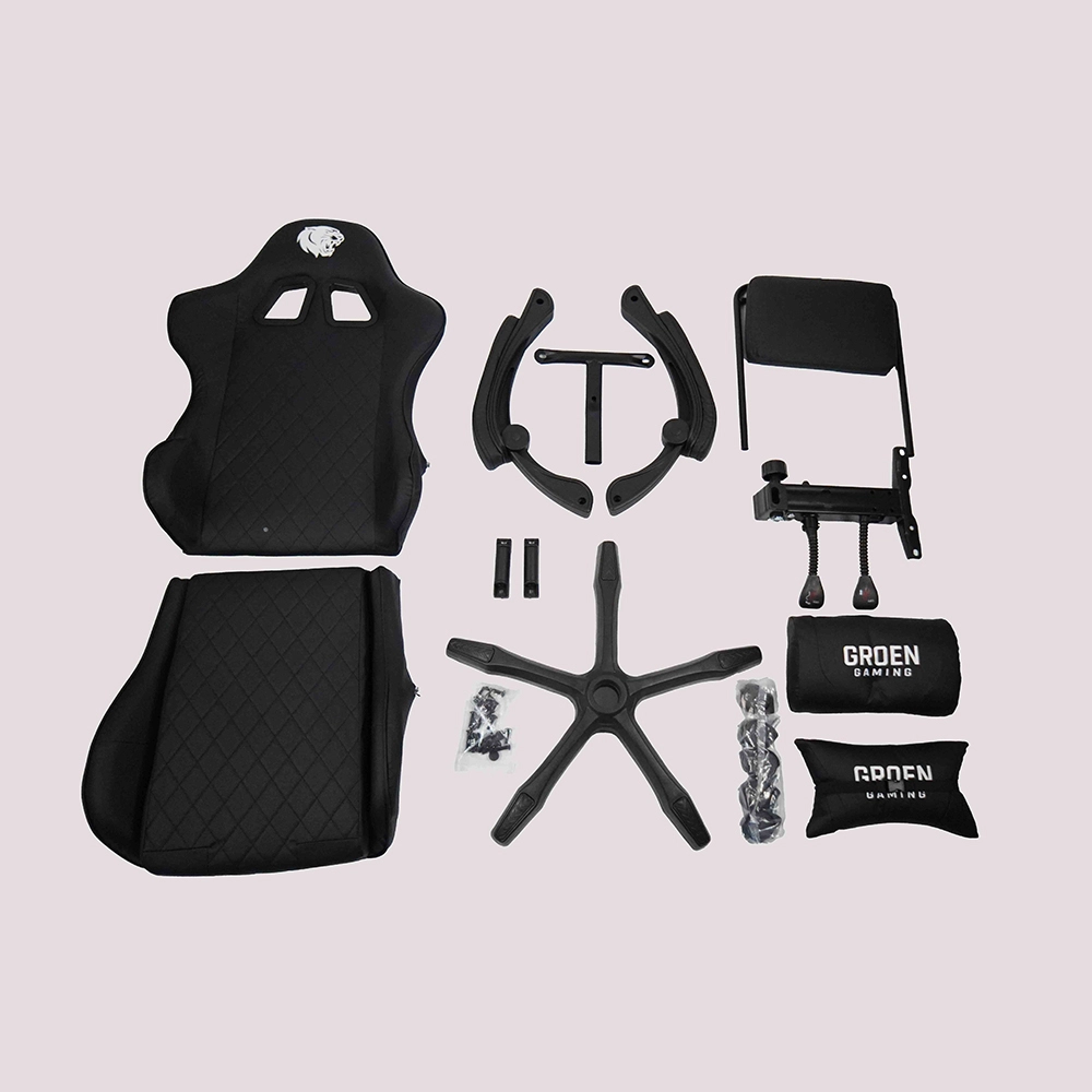 Virke SillaGamerKronos negro DSC09821 gris