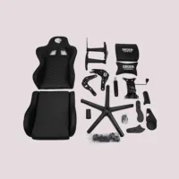 Virke SillaGamerRaptor negro DSC09993 gris